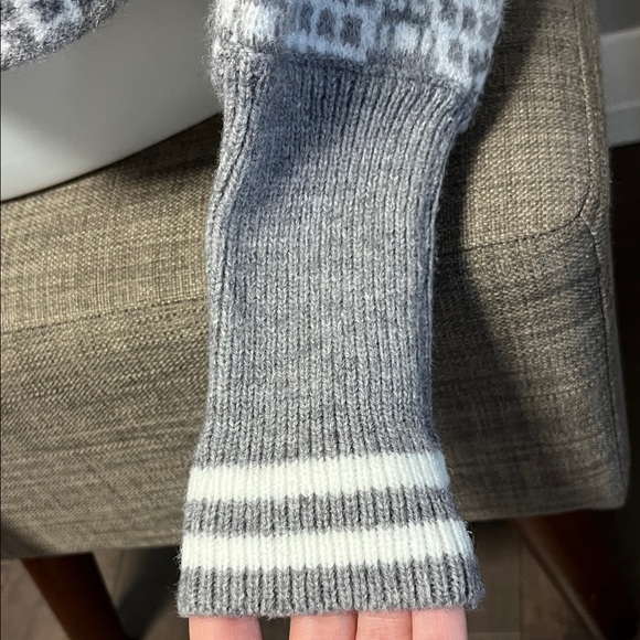 Commense Patterned Wool Sweater S - Picture 4 of 13